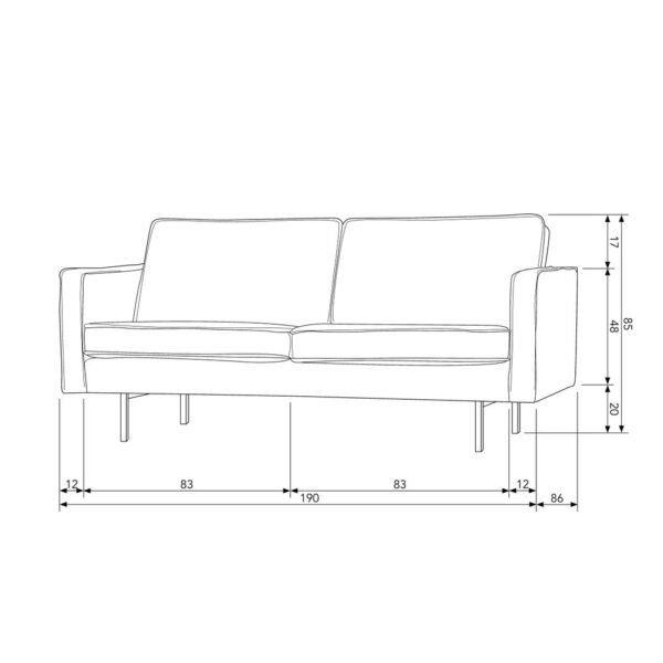 De Eekhoorn diivan Rodeo, 2,5-kohaline