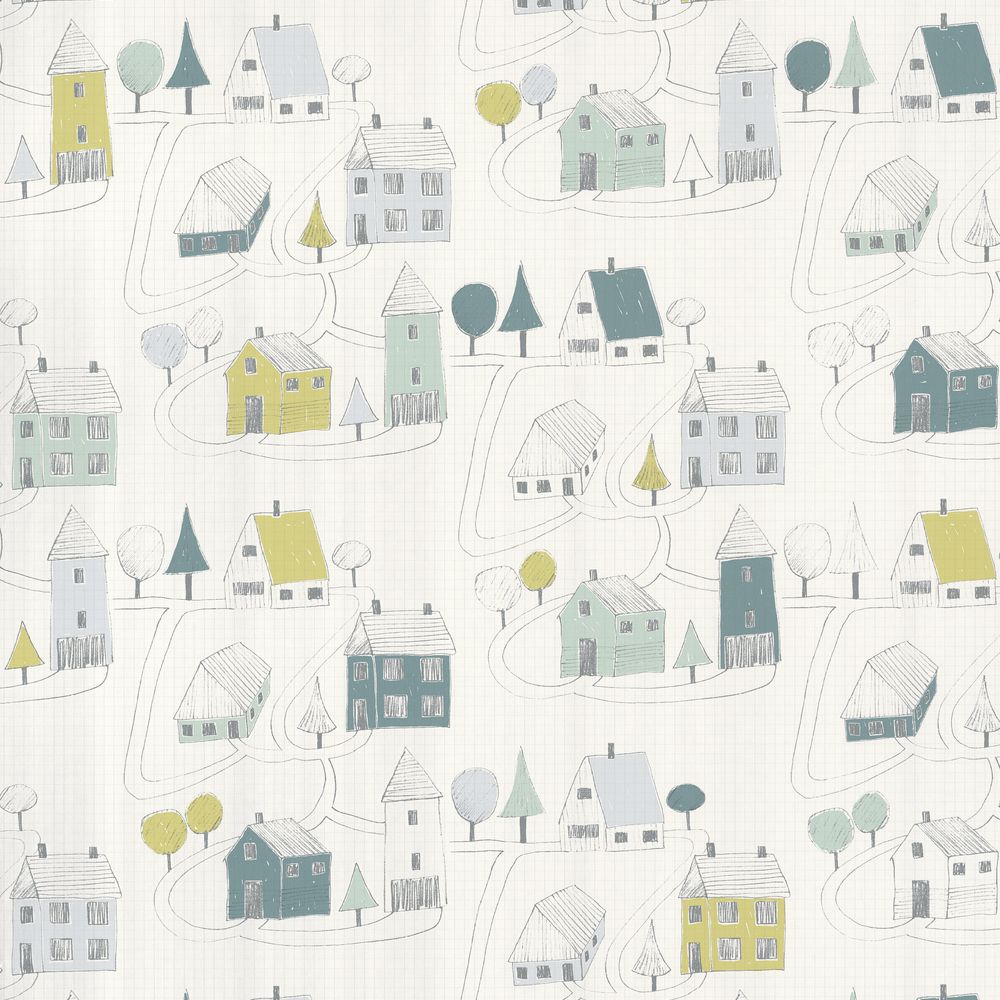 Casadeco tapeet Happy Dreams Small Village