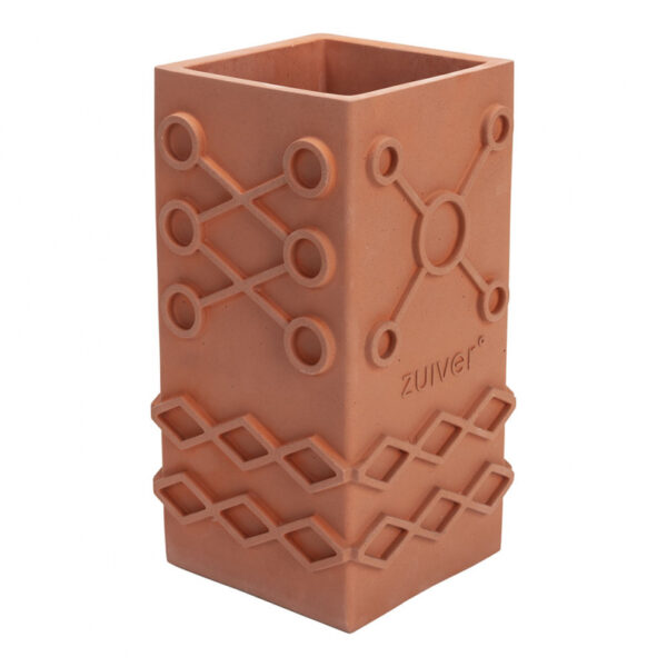Zuiver vaas Graphic Square Terra