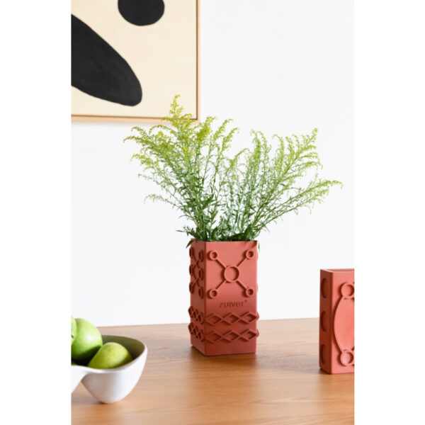 Zuiver vaas Graphic Square Terra