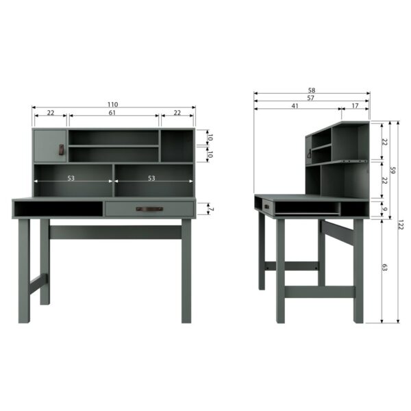 De Eekhoorn Stage kirjutuslaud