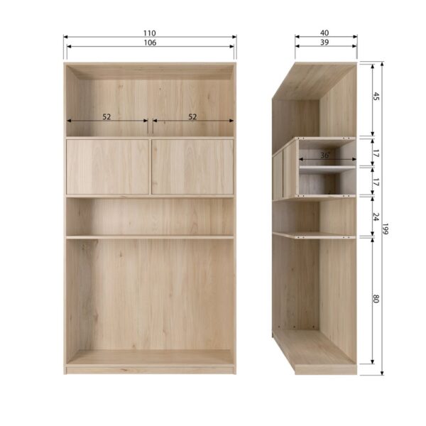 De Eekhoorn Modulair ülemine kapp 110cm