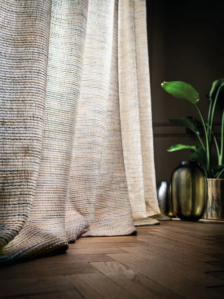 Casamance kangas Komodo Anthracite / Gris Perle
