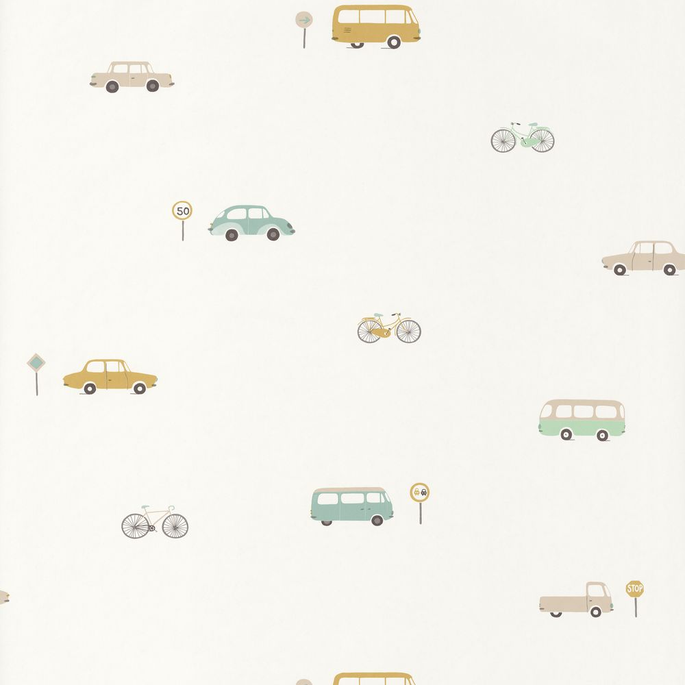 Casadeco tapeet Happy Dreams Vintage Cars