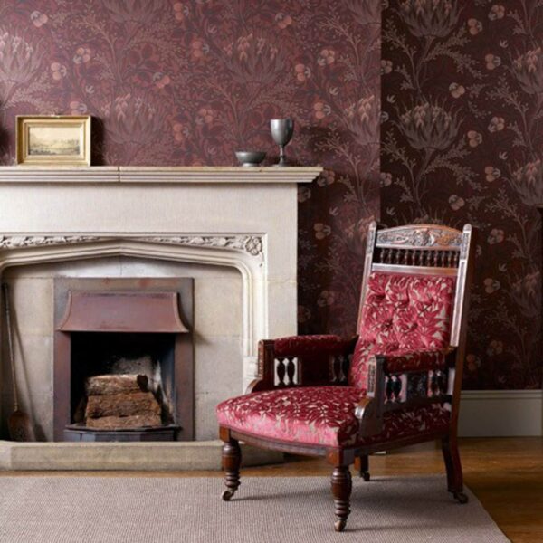 artichoke-morris-and-co-wine-wallpaper-210355-image02 Morris & Co. tapeet Artichoke