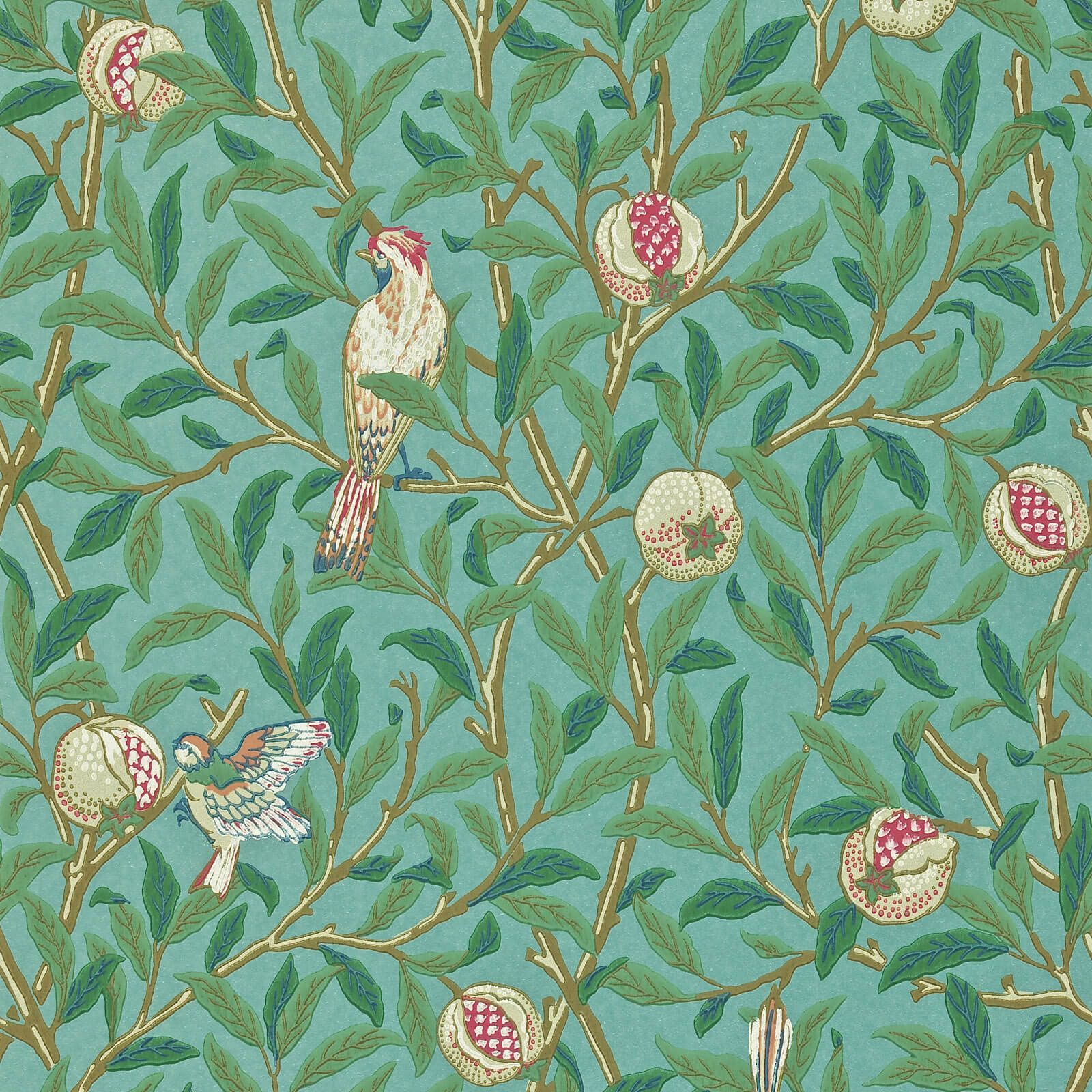 Morris & Co. tapeet Bird & Pomegranate