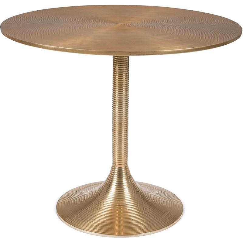 Bold Monkey laud Hypnotising Round Dining Table Gold