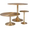Bold Monkey laud Hypnotising Round Dining Table Gold