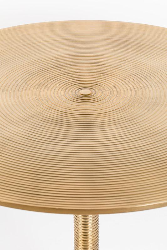Bold Monkey laud Hypnotising Round Dining Table Gold