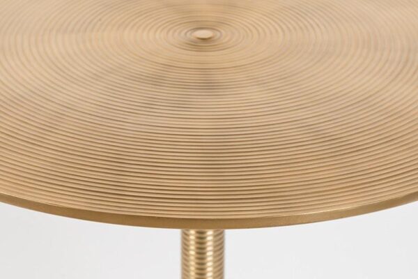 Bold Monkey laud Hypnotising Round Dining Table Gold