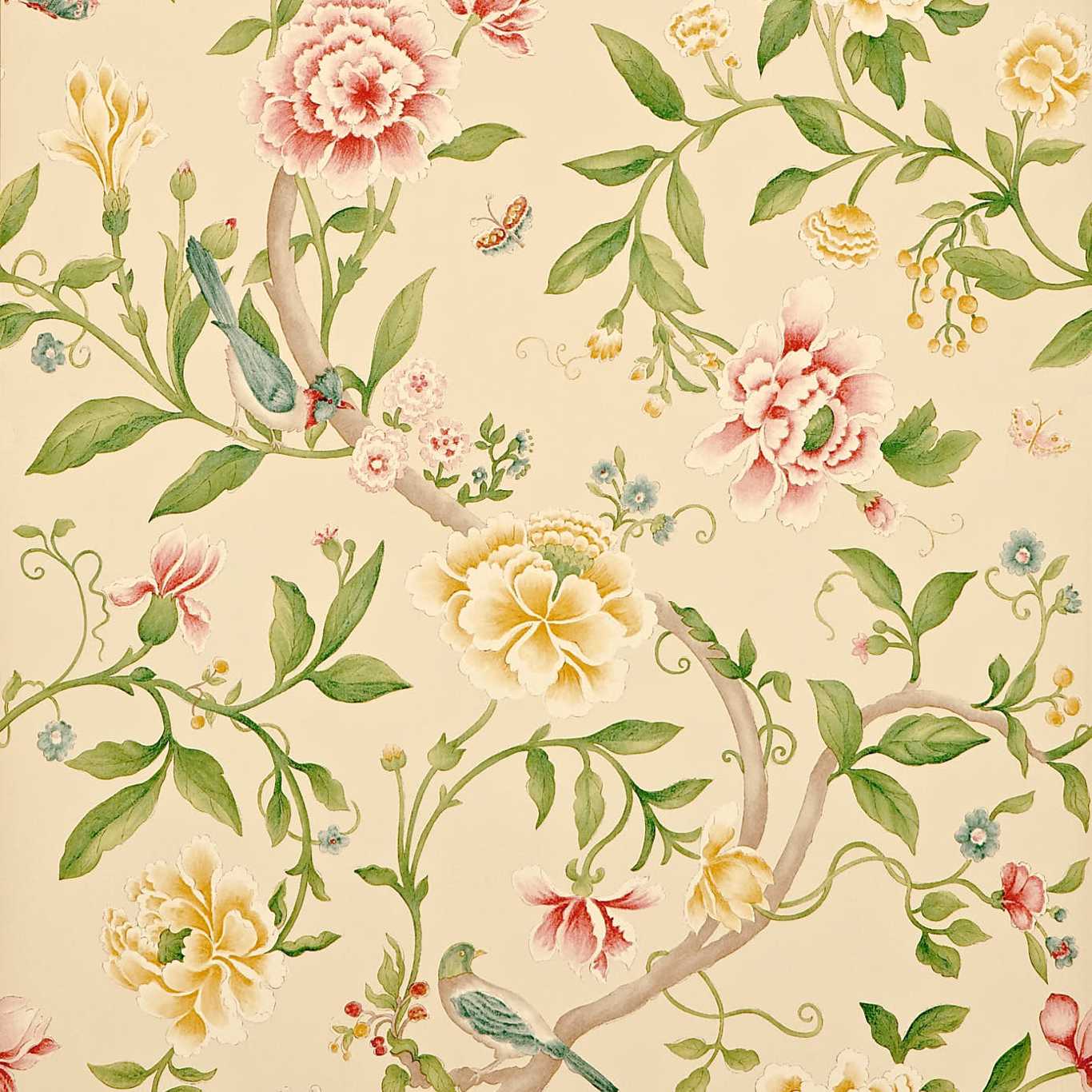 Sanderson tapeet Porcelain Garden