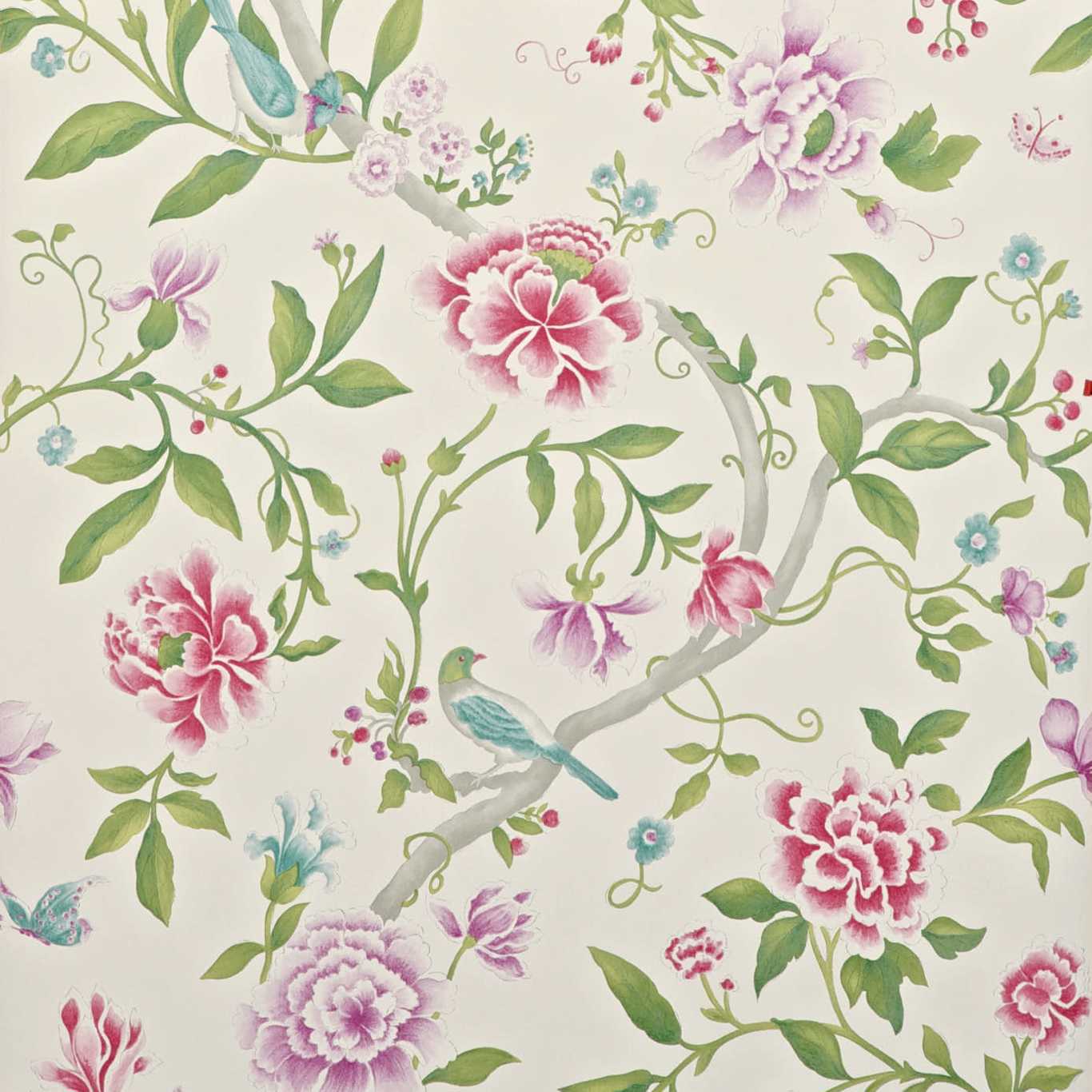 Sanderson tapeet Porcelain Garden