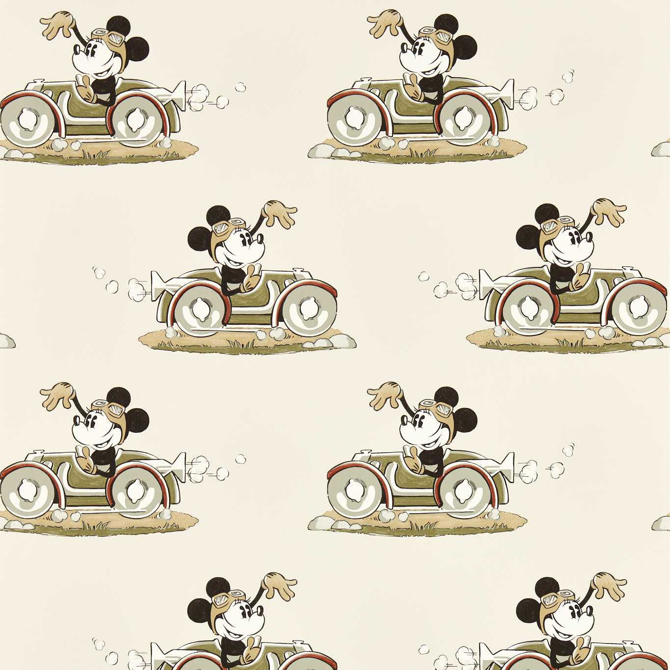 Sanderson tapeet Minnie On The Move