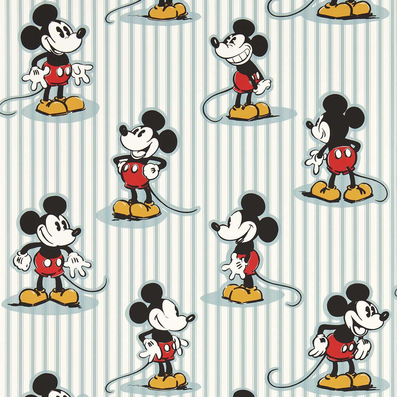 Sanderson tapeet Mickey Stripe