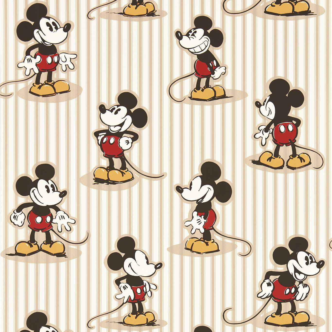 Sanderson tapeet Mickey Stripe