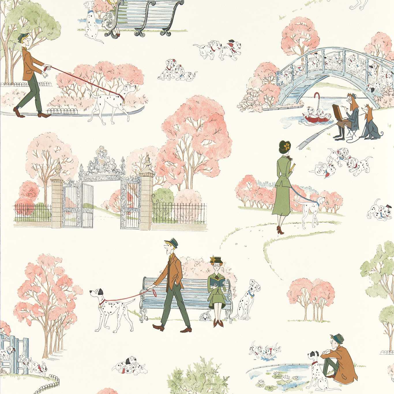 Sanderson tapeet 101 Dalmatians