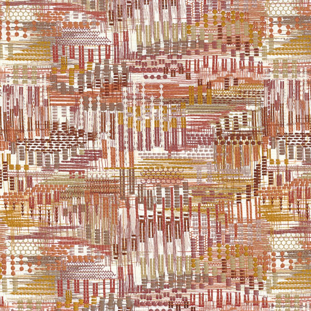 Casamance kangas Point De Vue Blush Ocre