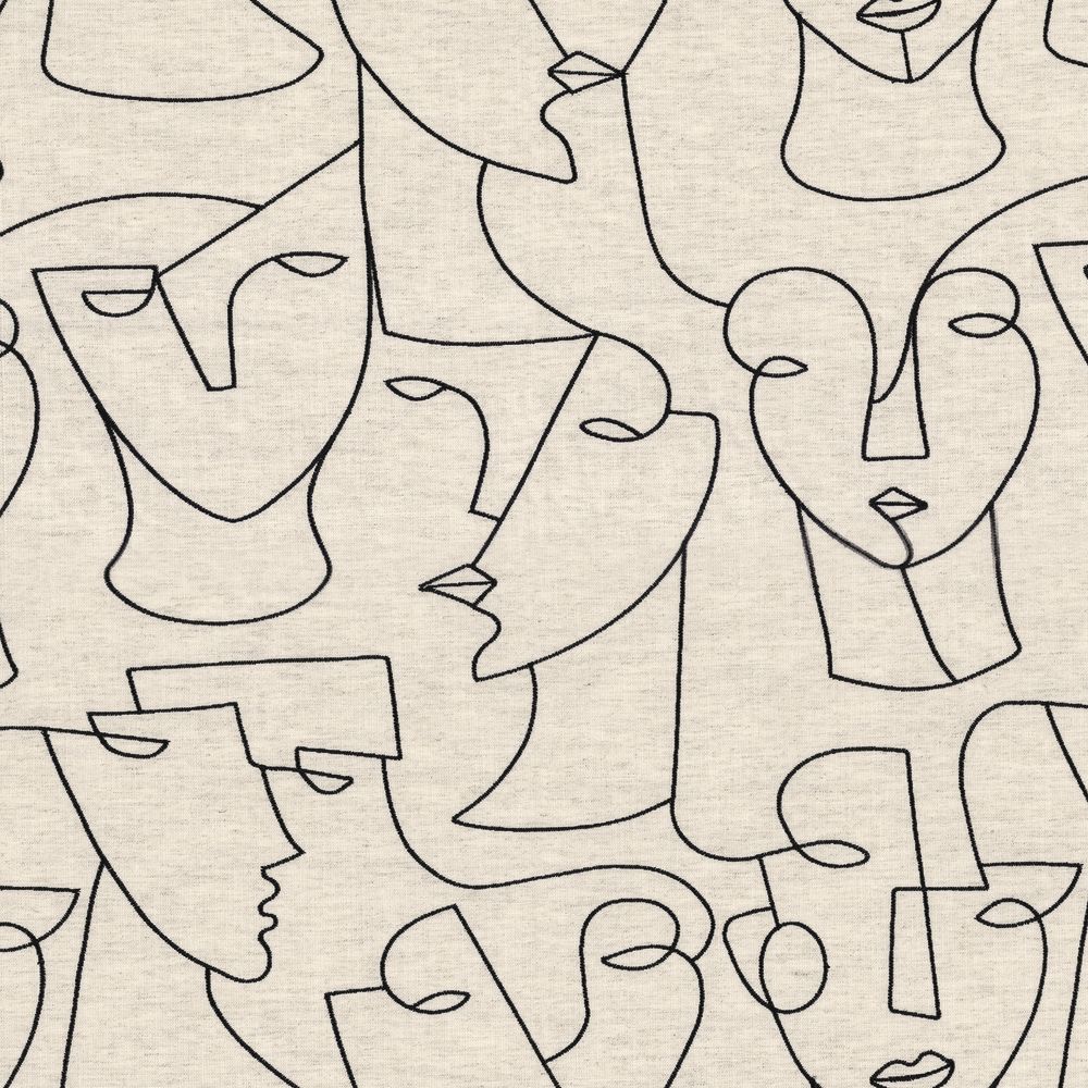 Camengo kangas Visage Lin Reglisse