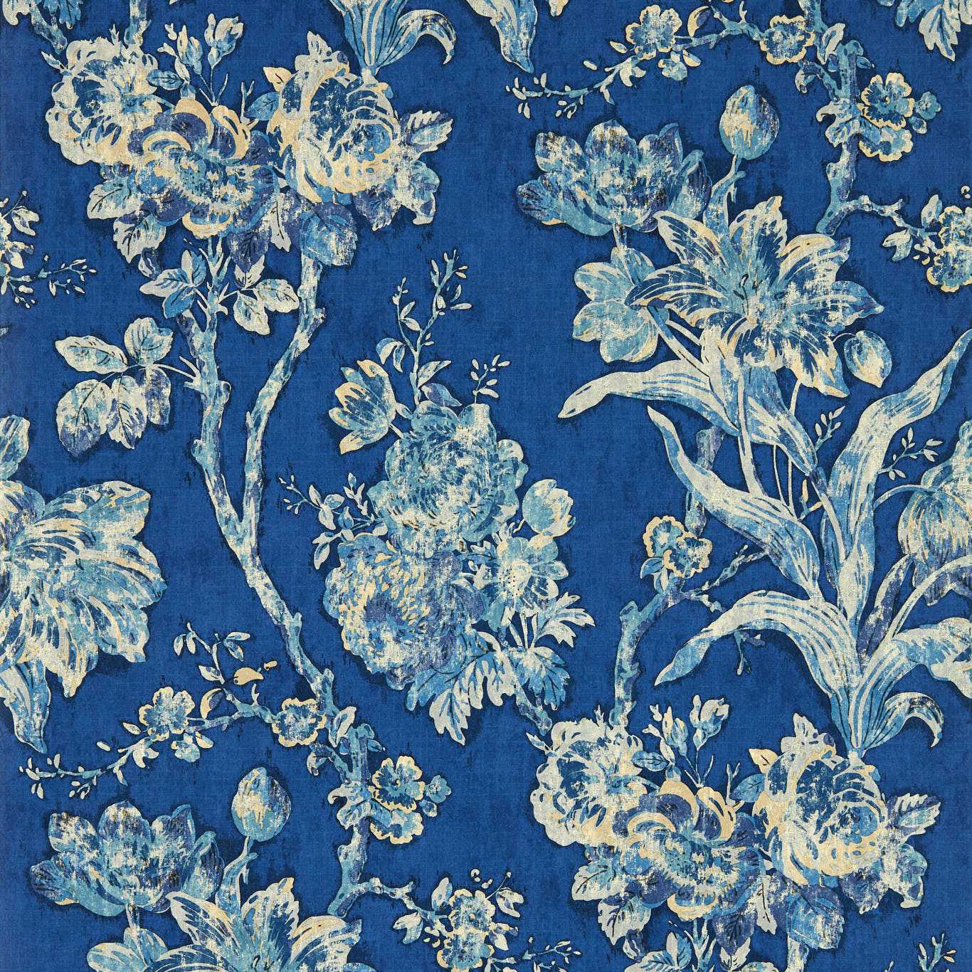 Sanderson tapeet Fringed Tulip Toile