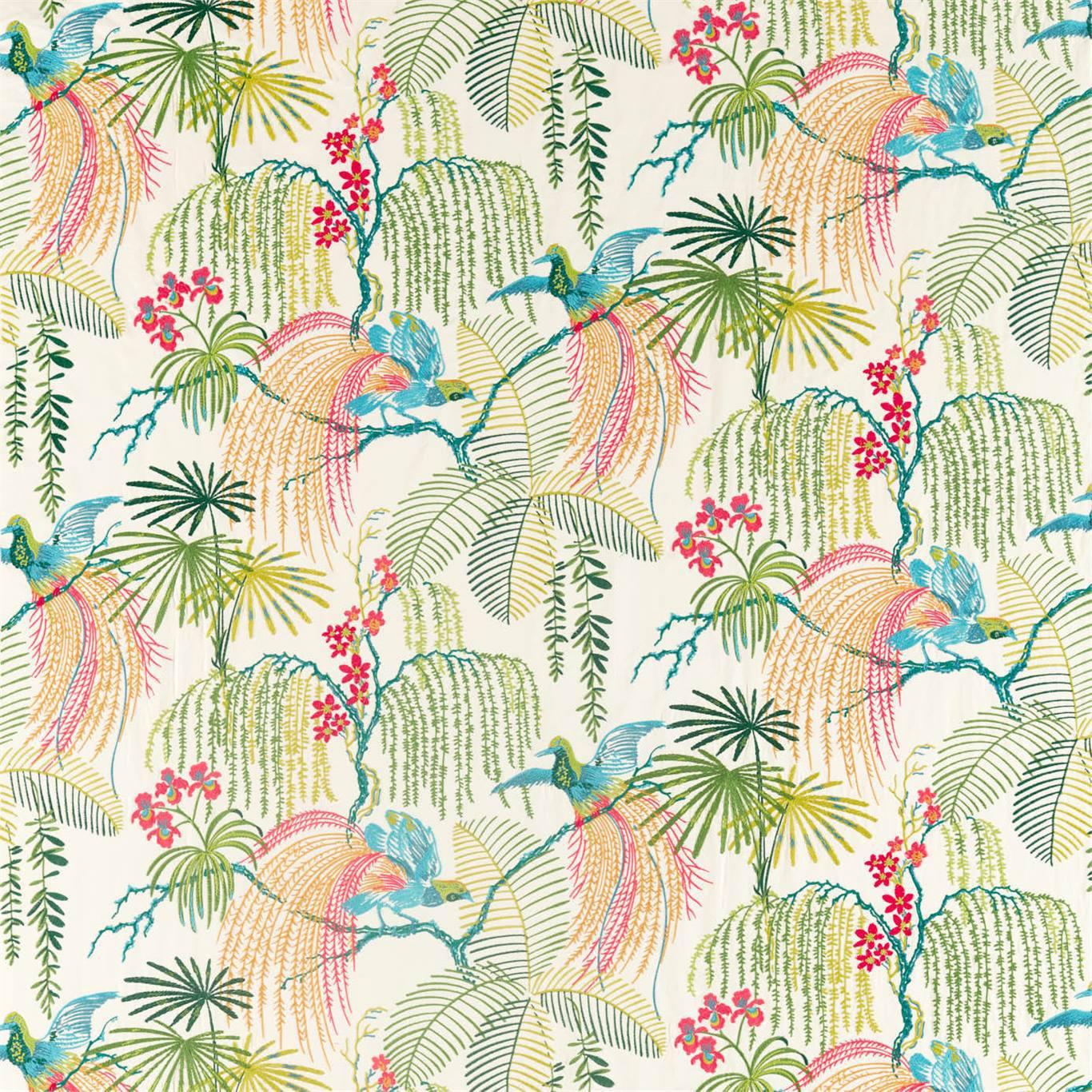 Sanderson kangas Rain Forest Embroidery