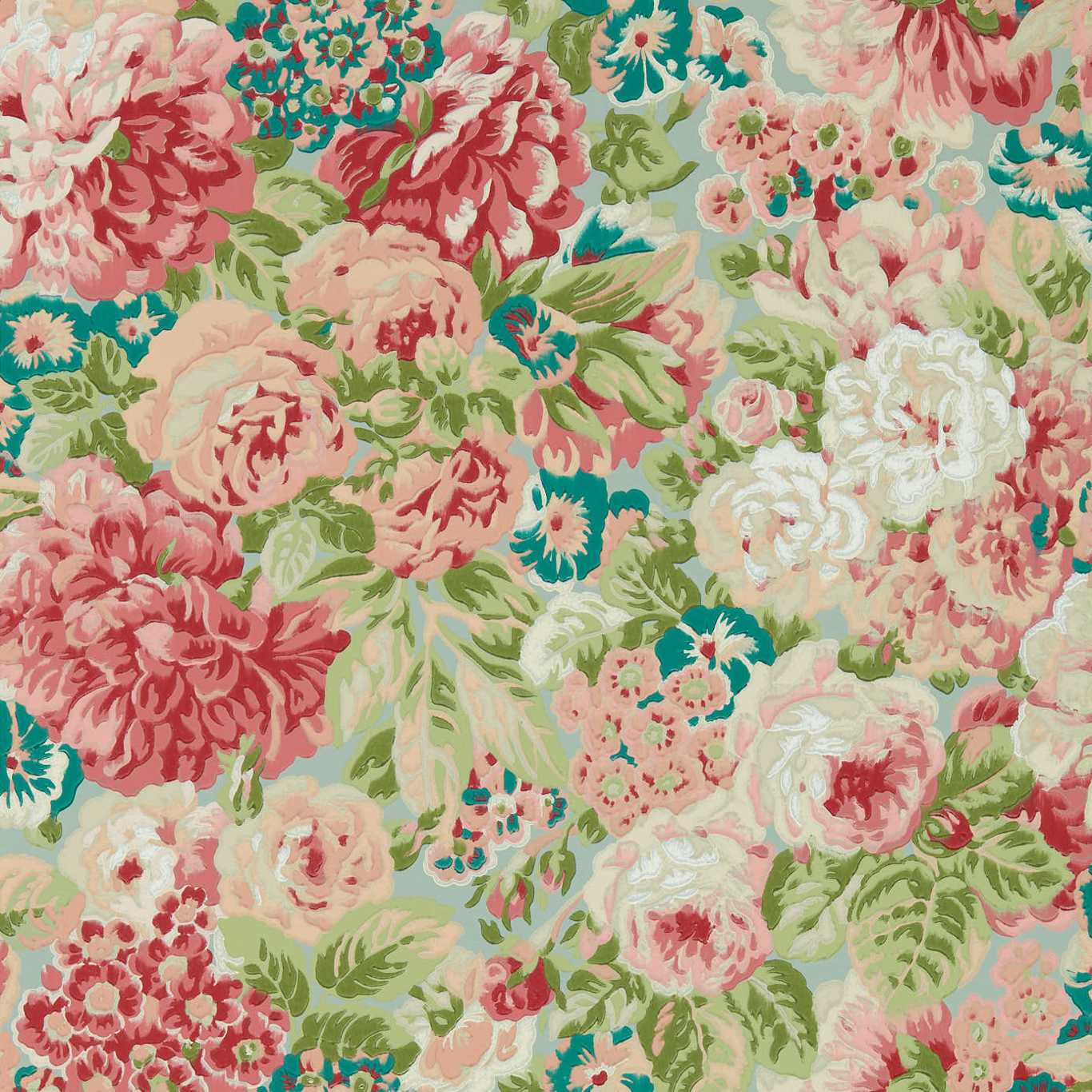 Sanderson tapeet Rose and Peony