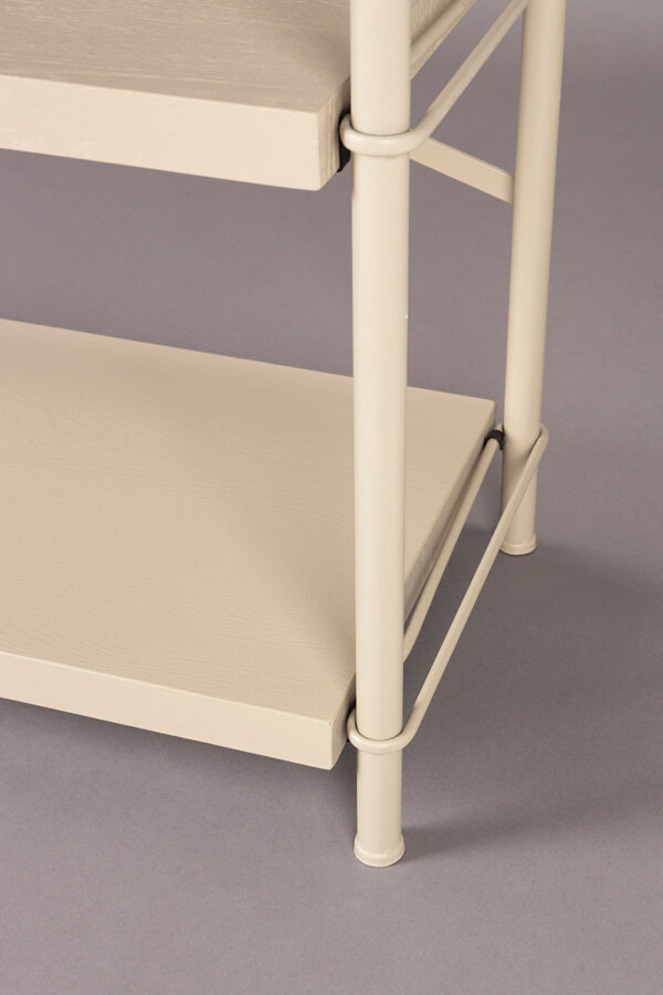 Dutchbone riiul Iron Shelf Beige Low