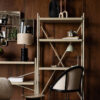 Dutchbone riiul Iron Shelf Beige Low