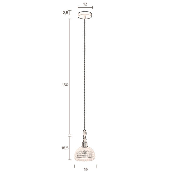 Dutchbone laevalgusti Poppy