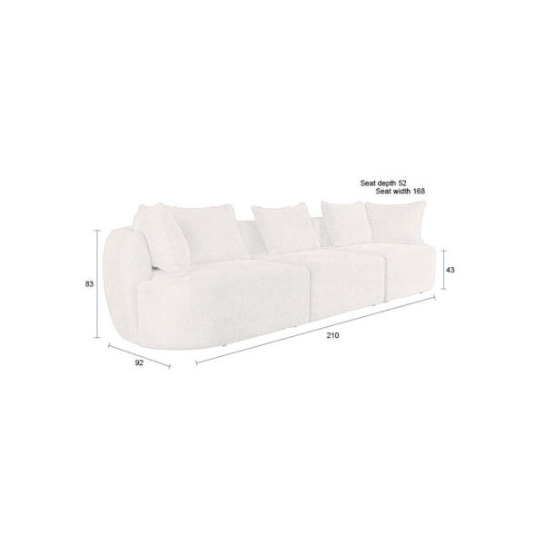 Dutchbone diivan Rocca 4,5-kohaline