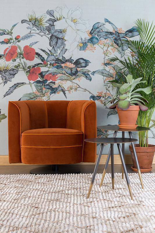 Dutchbone tugitool Flower Lounge Chair