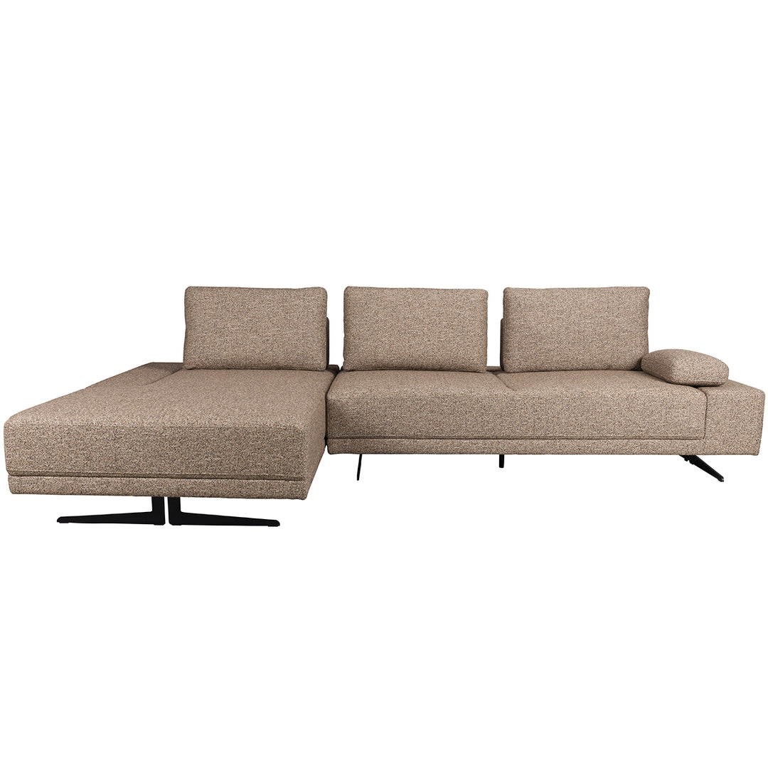 Dutchbone nurgadiivan Shelly Sofa Cinnamon Left Chaise Longue