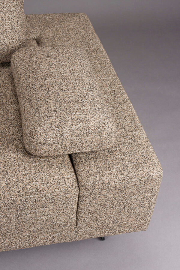 Dutchbone nurgadiivan Shelly Sofa Cinnamon Left Chaise Longue