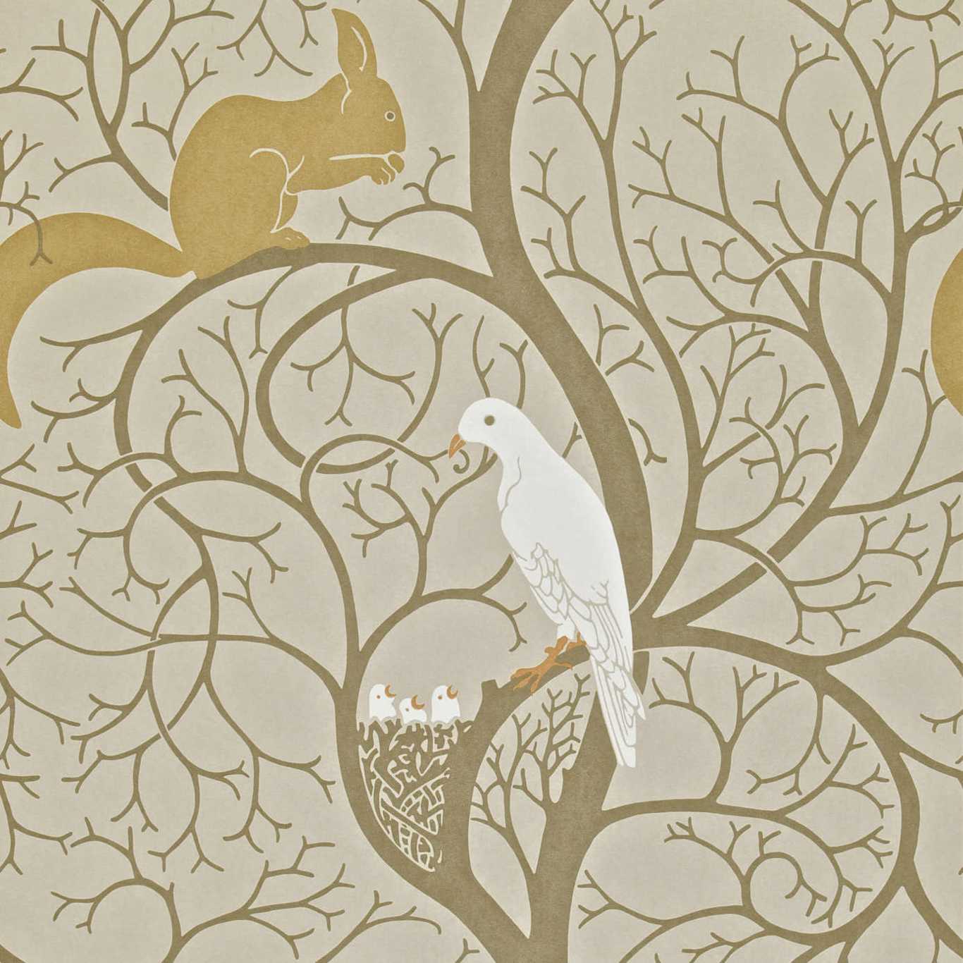 Sanderson tapeet Squirrel & Dove