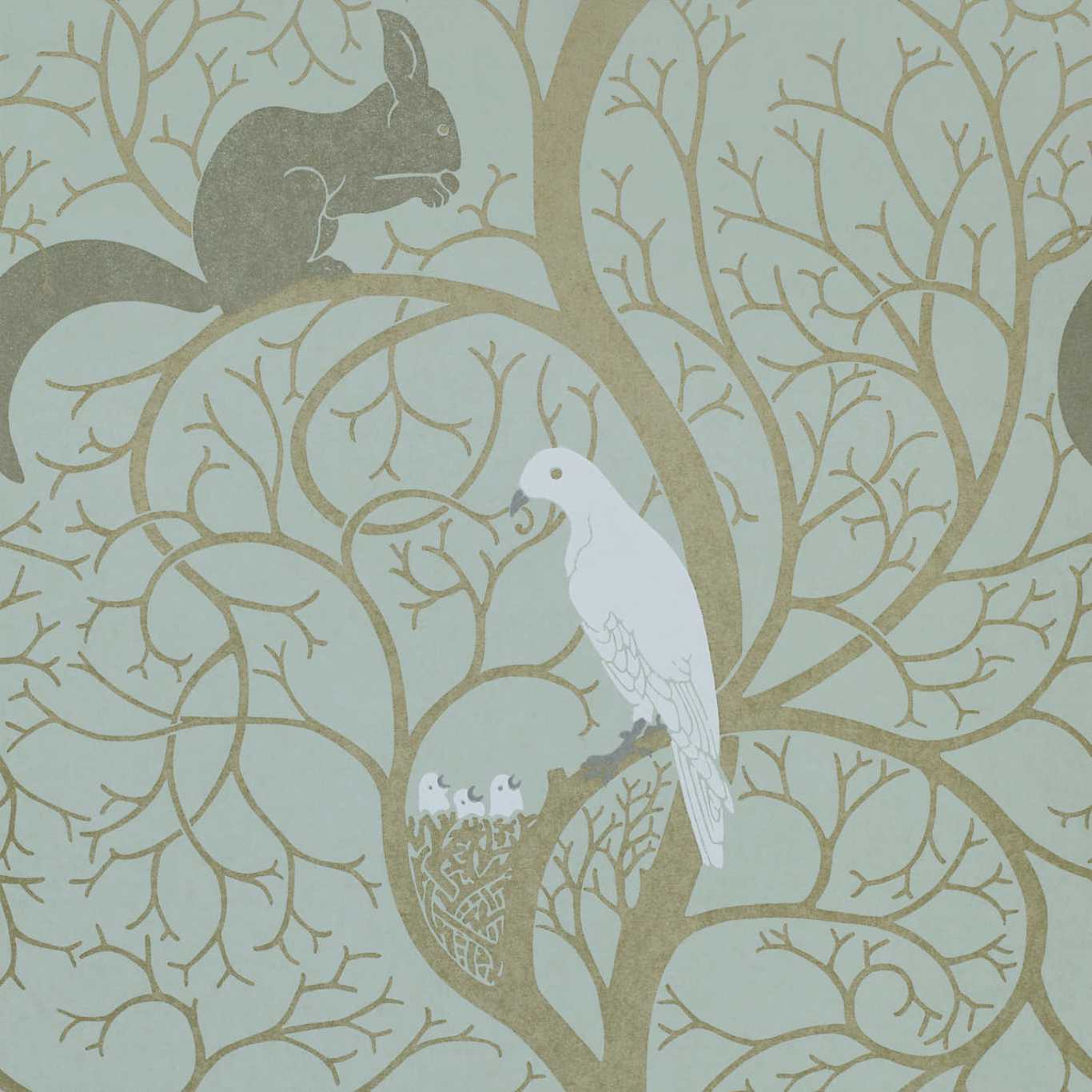 Sanderson tapeet Squirrel & Dove