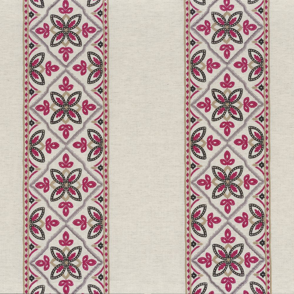 Camengo kangas Folk Fuschia