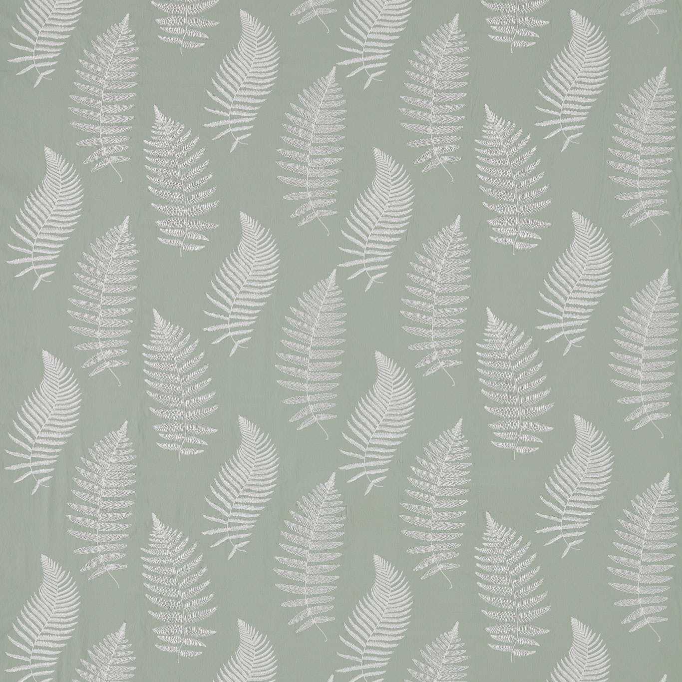 Sanderson kangas Fern Embroidery