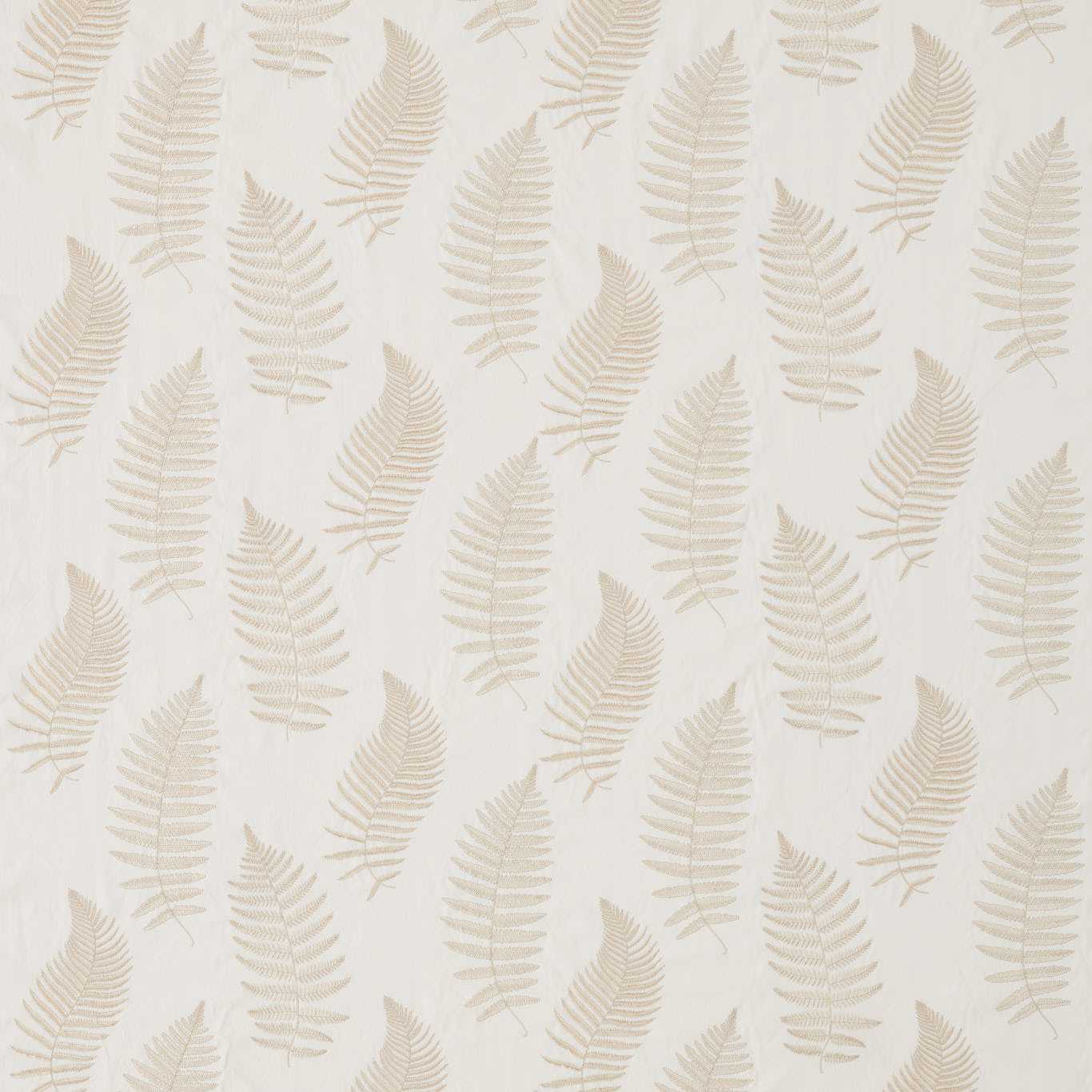Sanderson kangas Fern Embroidery
