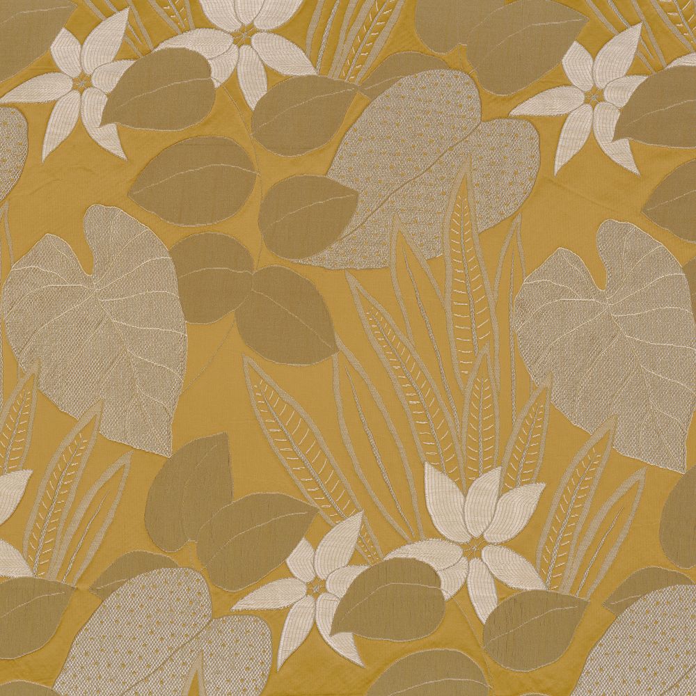Casamance kangas Ukiyo Jaune Or