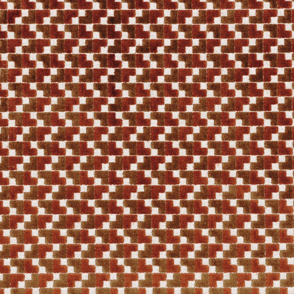 Casamance kangas Baker Street Orange Brulee / Camel