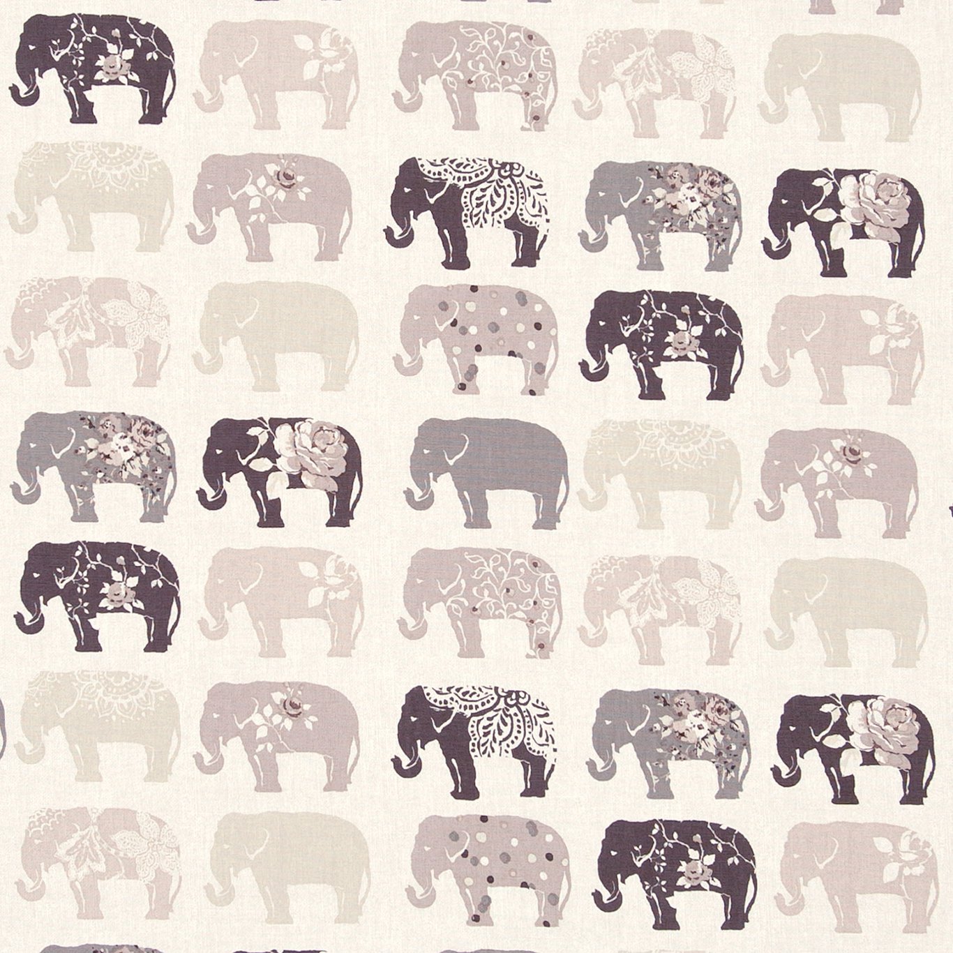 Clarke & Clarke kangas Elephants