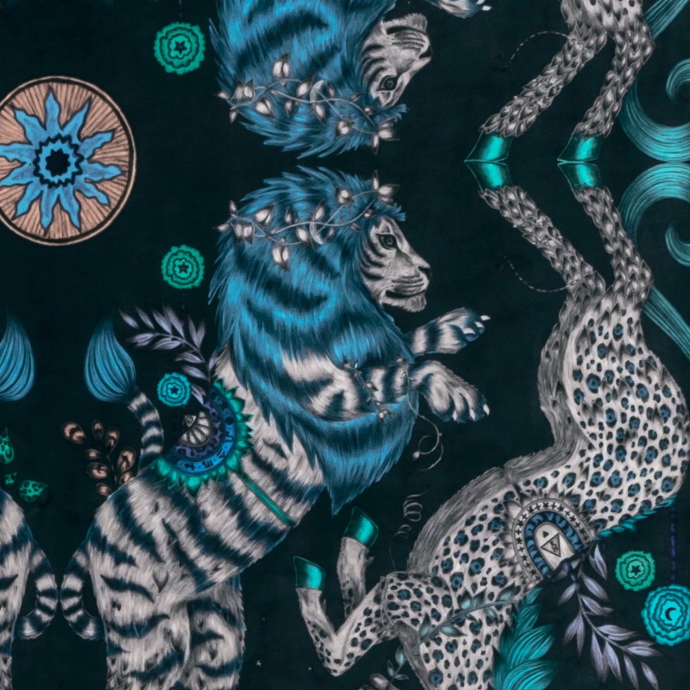 Clarke & Clarke kangas Caspian Velvet