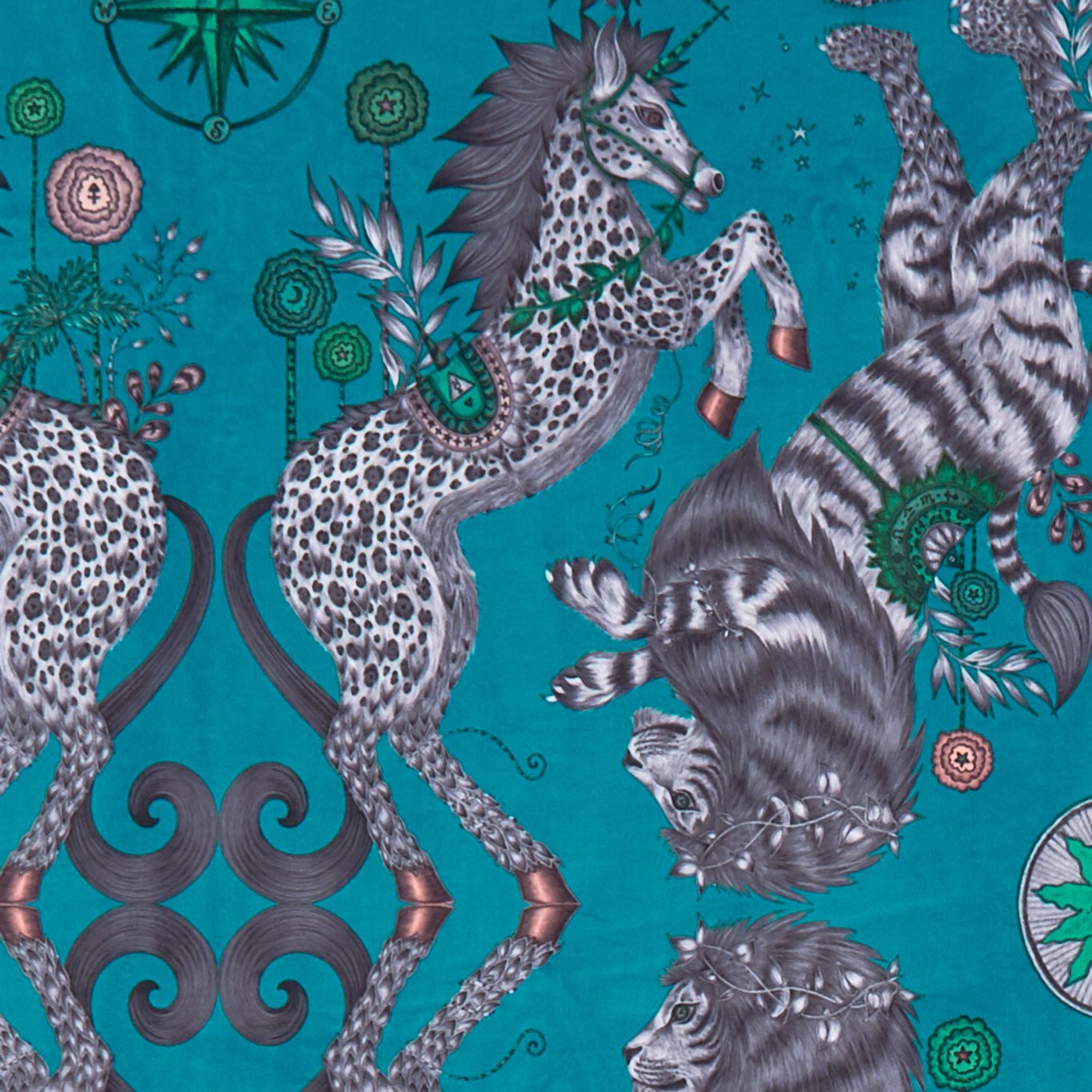 Clarke & Clarke kangas Caspian Velvet