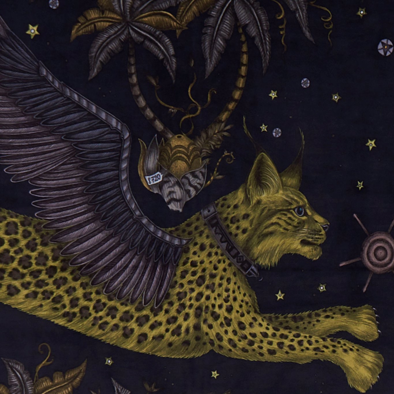 Clarke & Clarke kangas Lynx Velvet