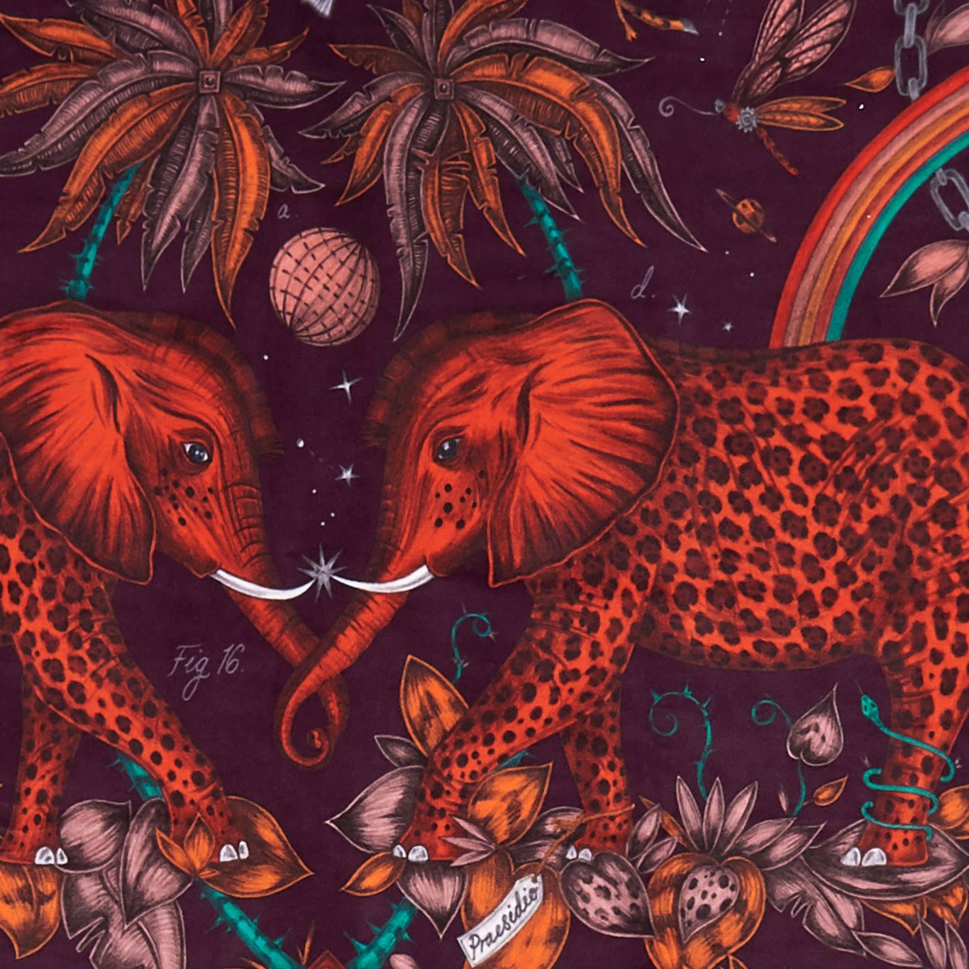Clarke & Clarke kangas Zambezi Velvet