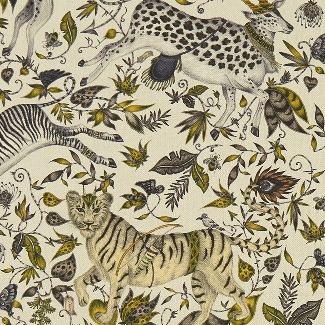Clarke & Clarke kangas Protea Linen