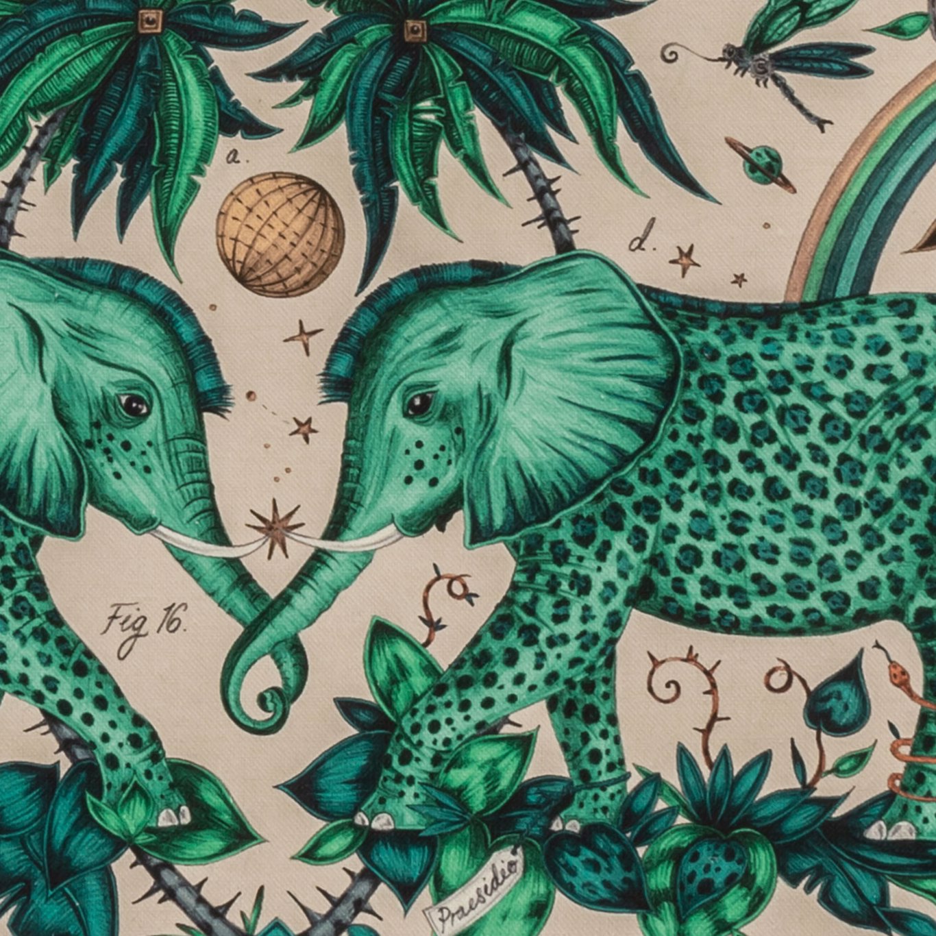 Clarke & Clarke kangas Zambezi Linen