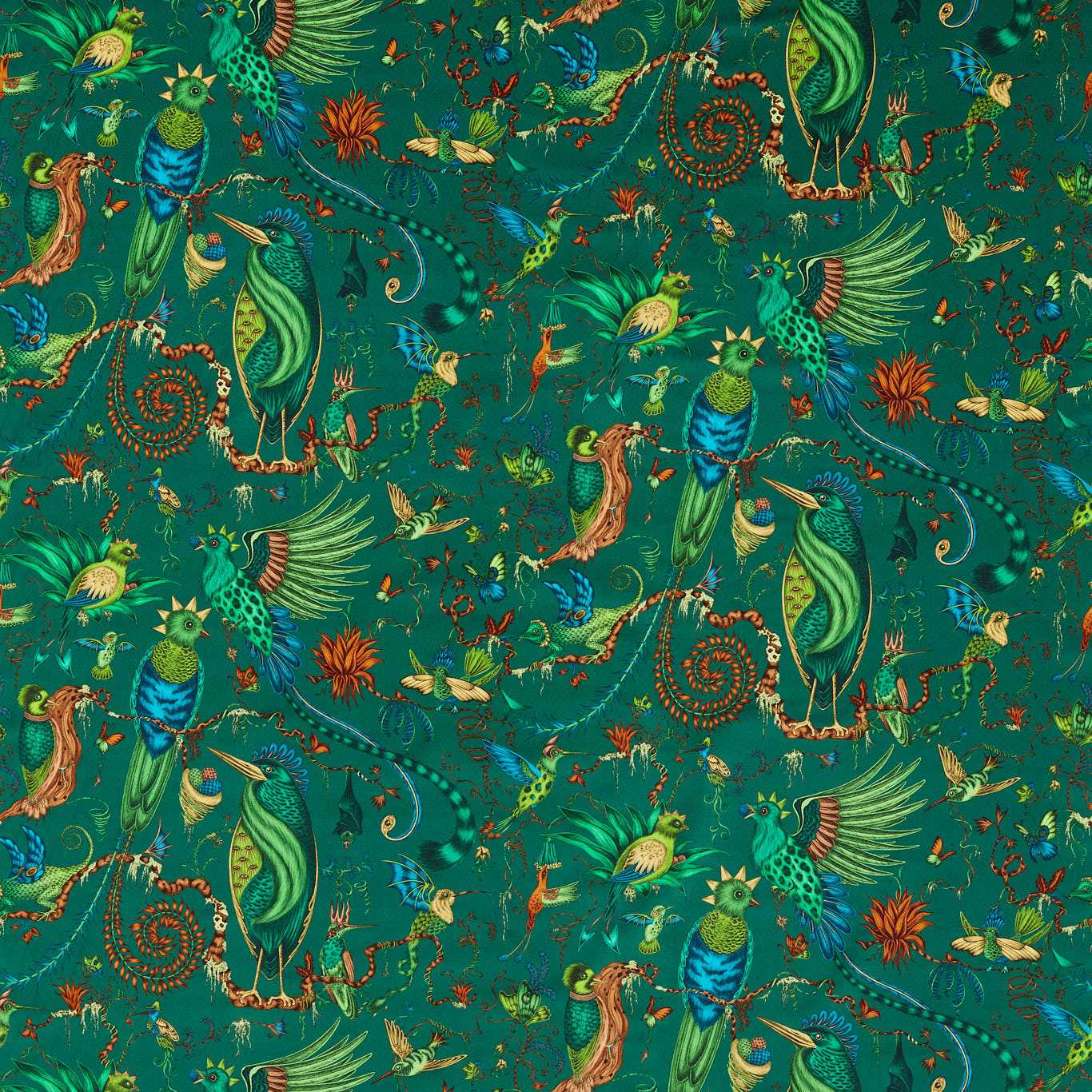 Clarke & Clarke kangas Quetzal Velvet