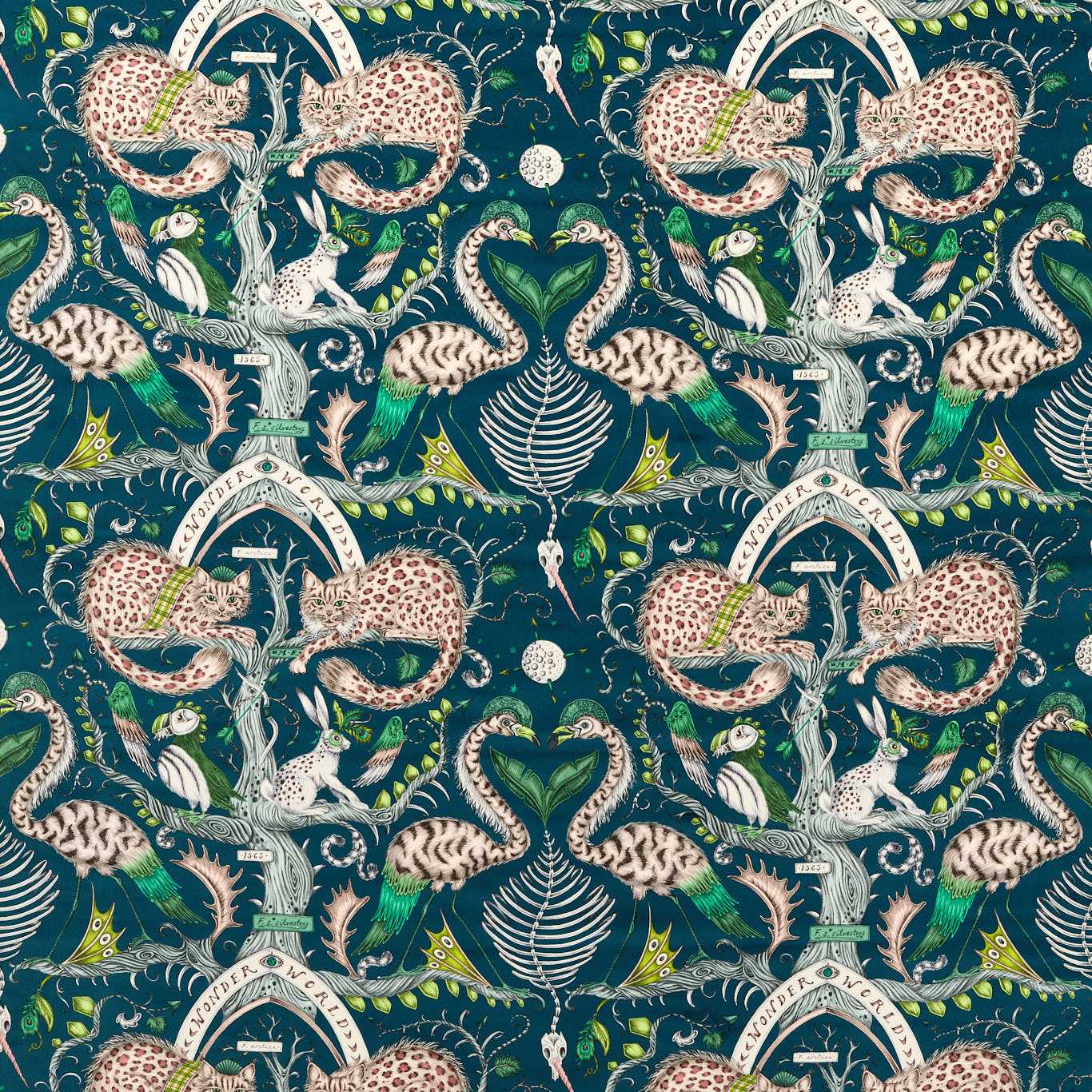 Clarke & Clarke kangas Wonder World Velvet