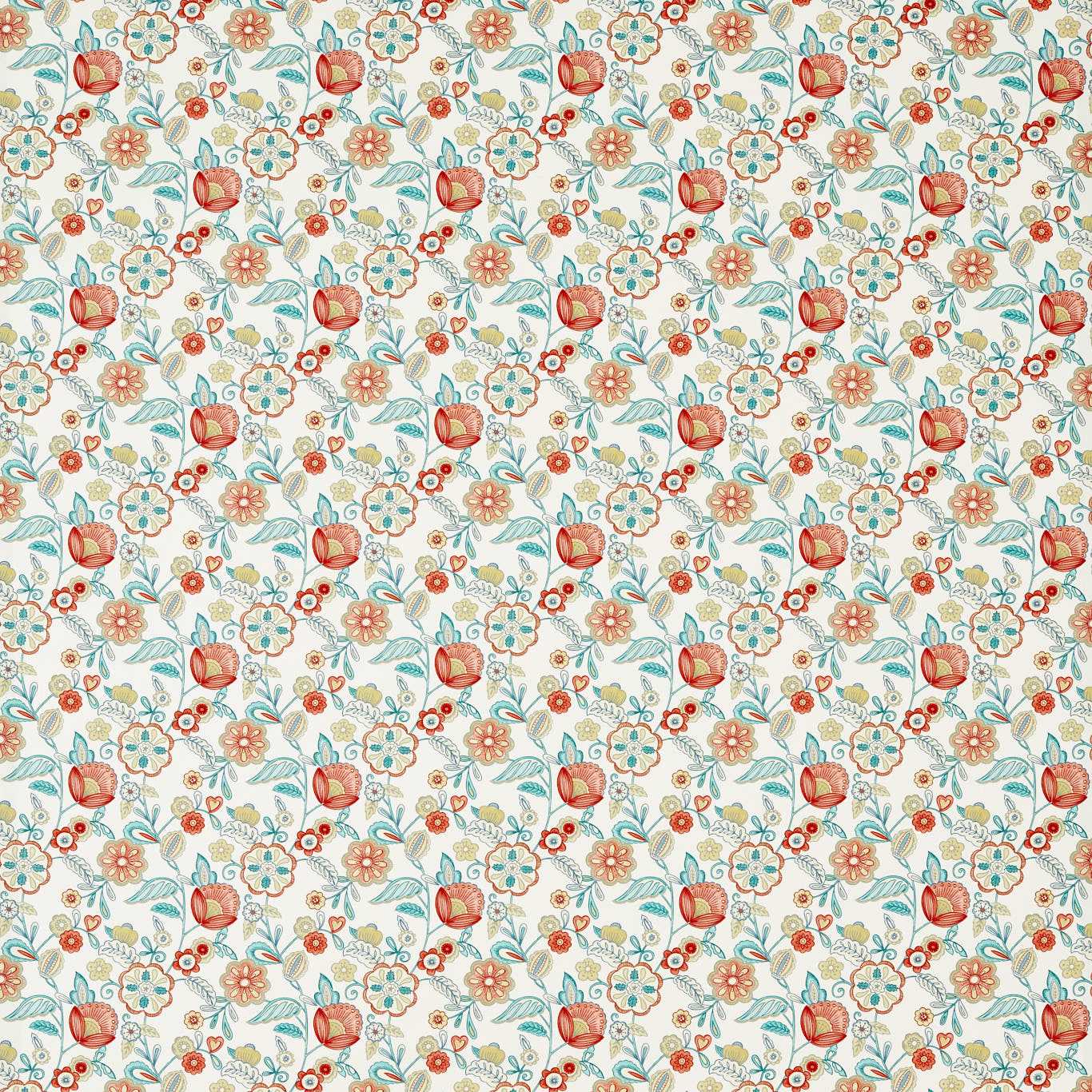 f1778-02 Clarke & Clarke kangas Camellia