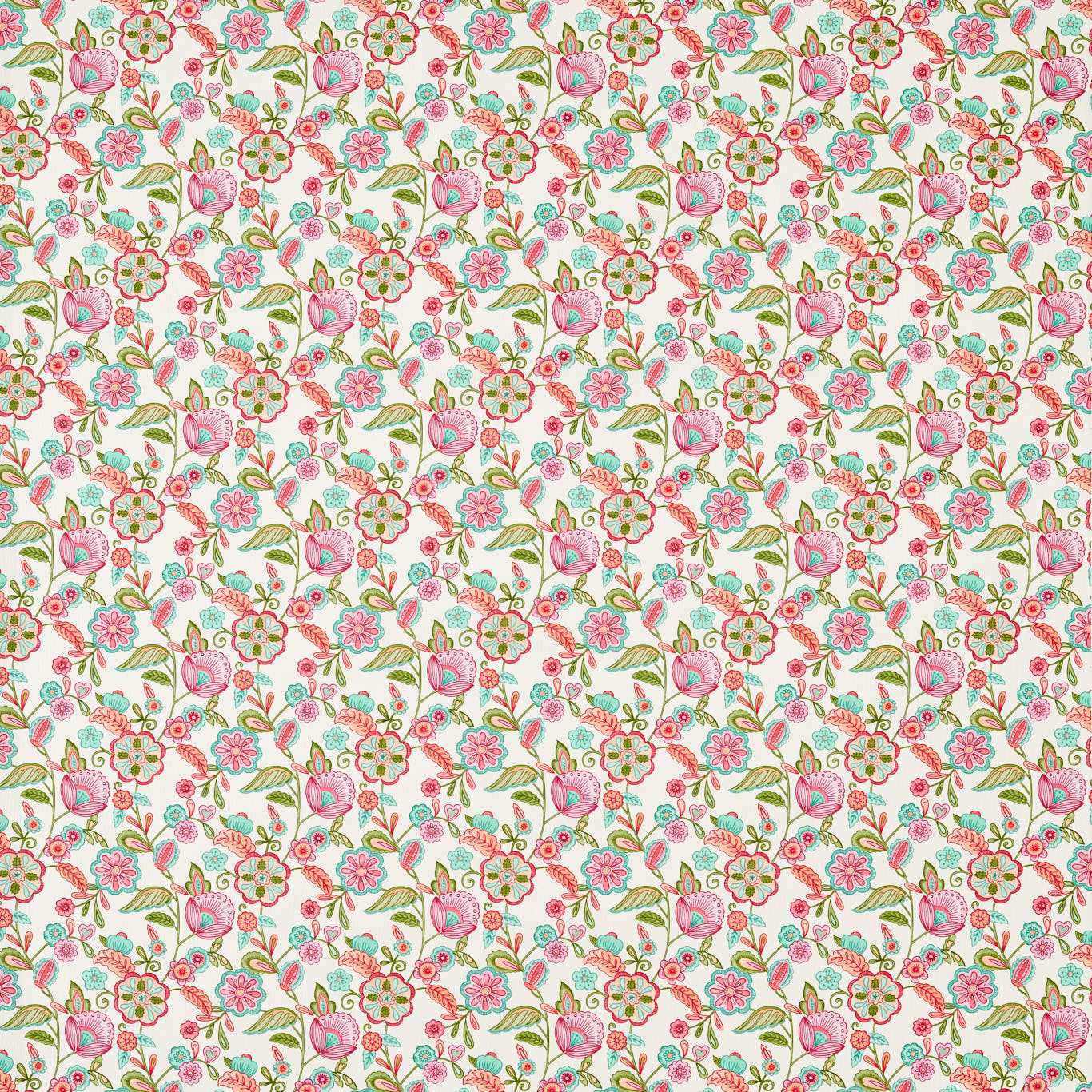 f1778-03 Clarke & Clarke kangas Camellia